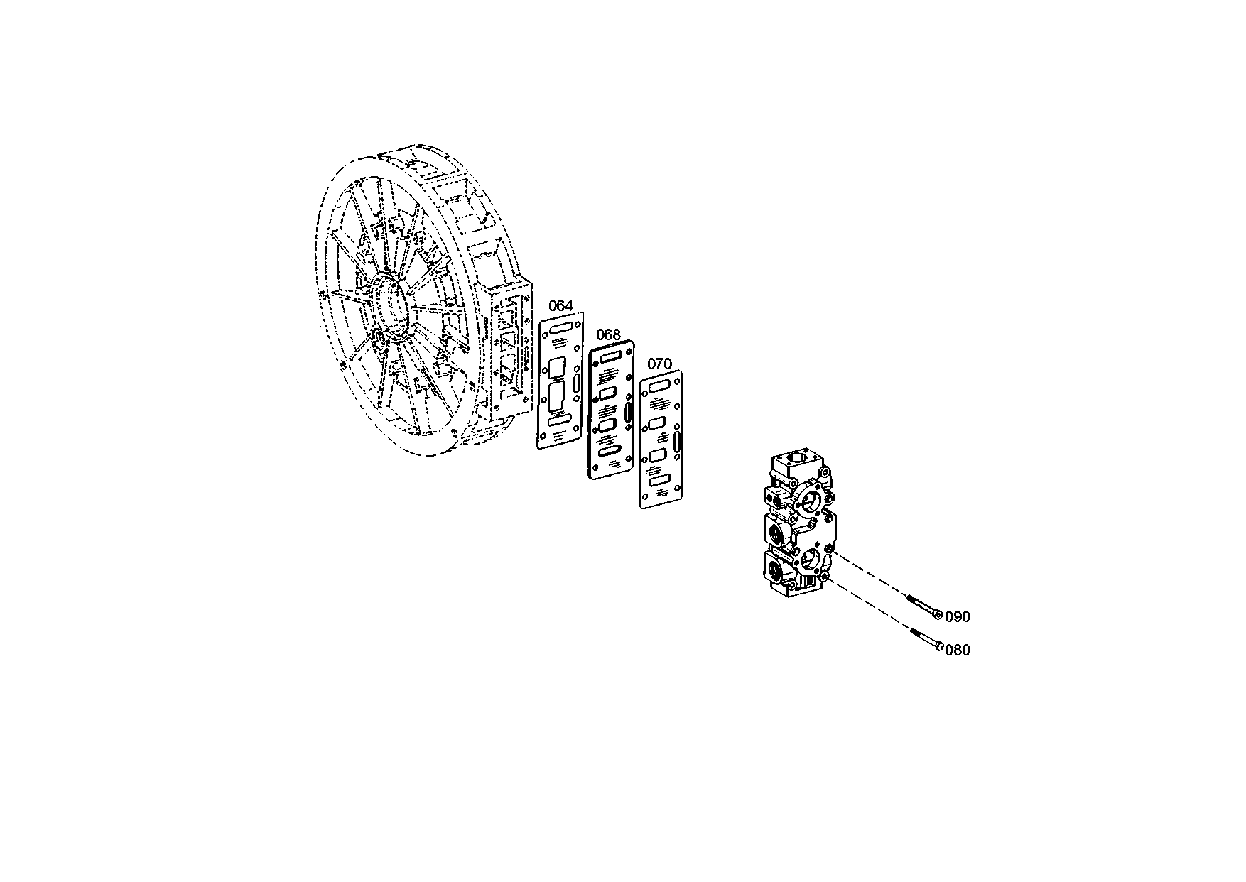 drawing for DOOSAN 508814 - INTERMEDIATE PLATE (figure 3)