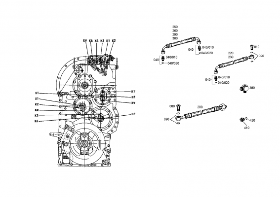 drawing for DOOSAN 352082 - HOSE PIPE (figure 3)