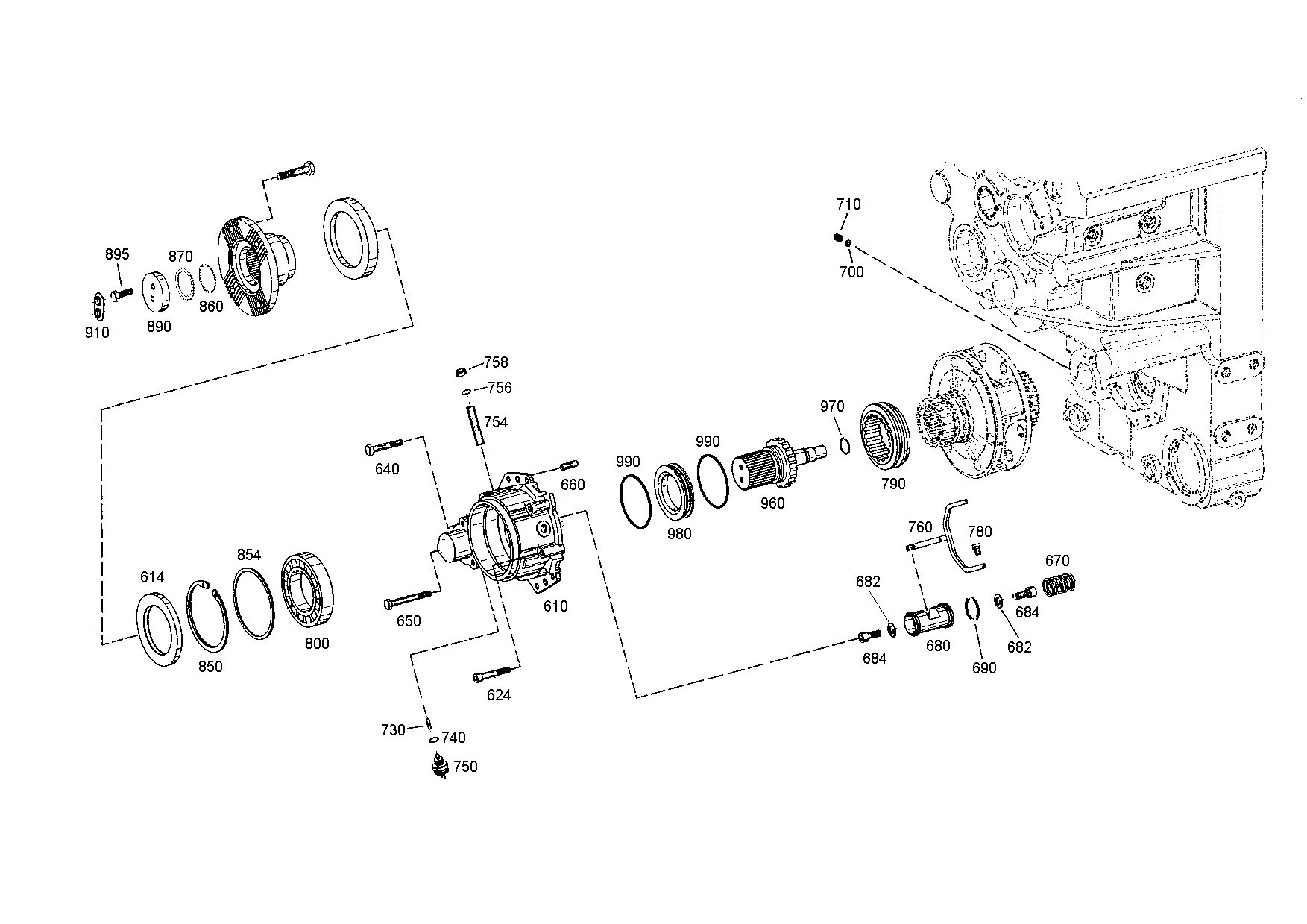 drawing for AGCO F181104221040 - NEEDLE CAGE (figure 5)