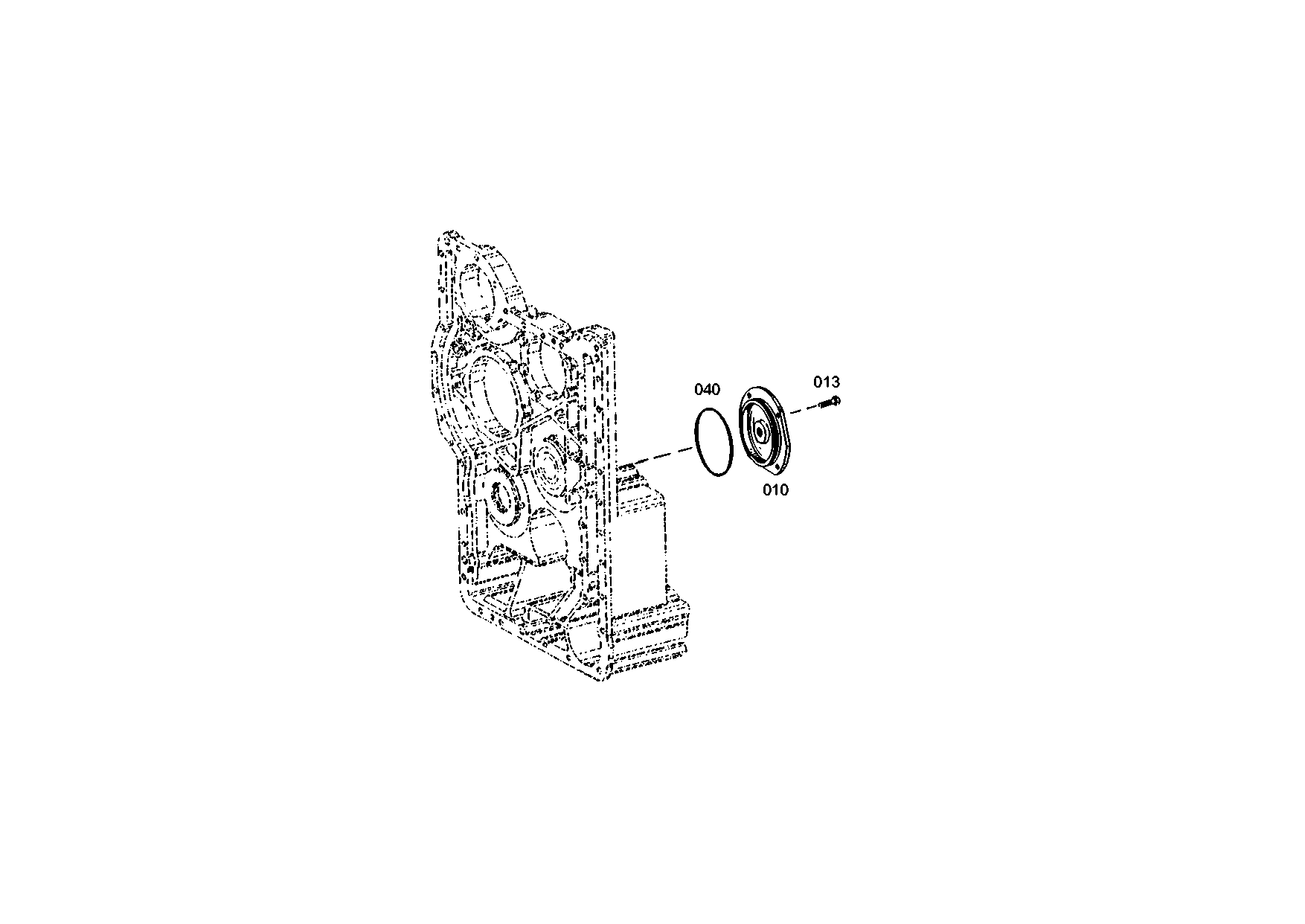 drawing for CASE CORPORATION 75286040 - COVER (figure 2)