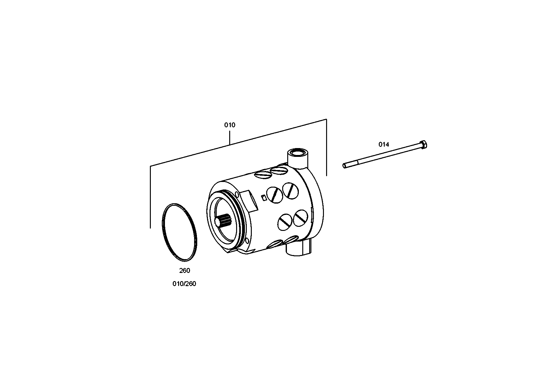 drawing for TEREX EQUIPMENT LIMITED 1077172 - HEXAGON SCREW (figure 1)