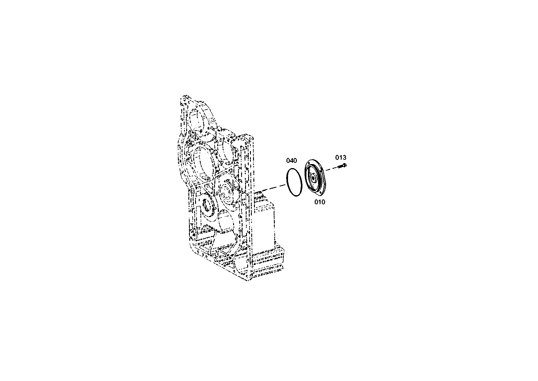 drawing for CASE CORPORATION 75286040 - COVER (figure 3)