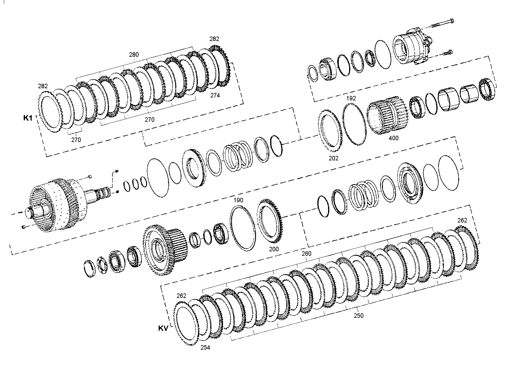drawing for DOOSAN 222200084 - I.CLUTCH DISC (figure 4)