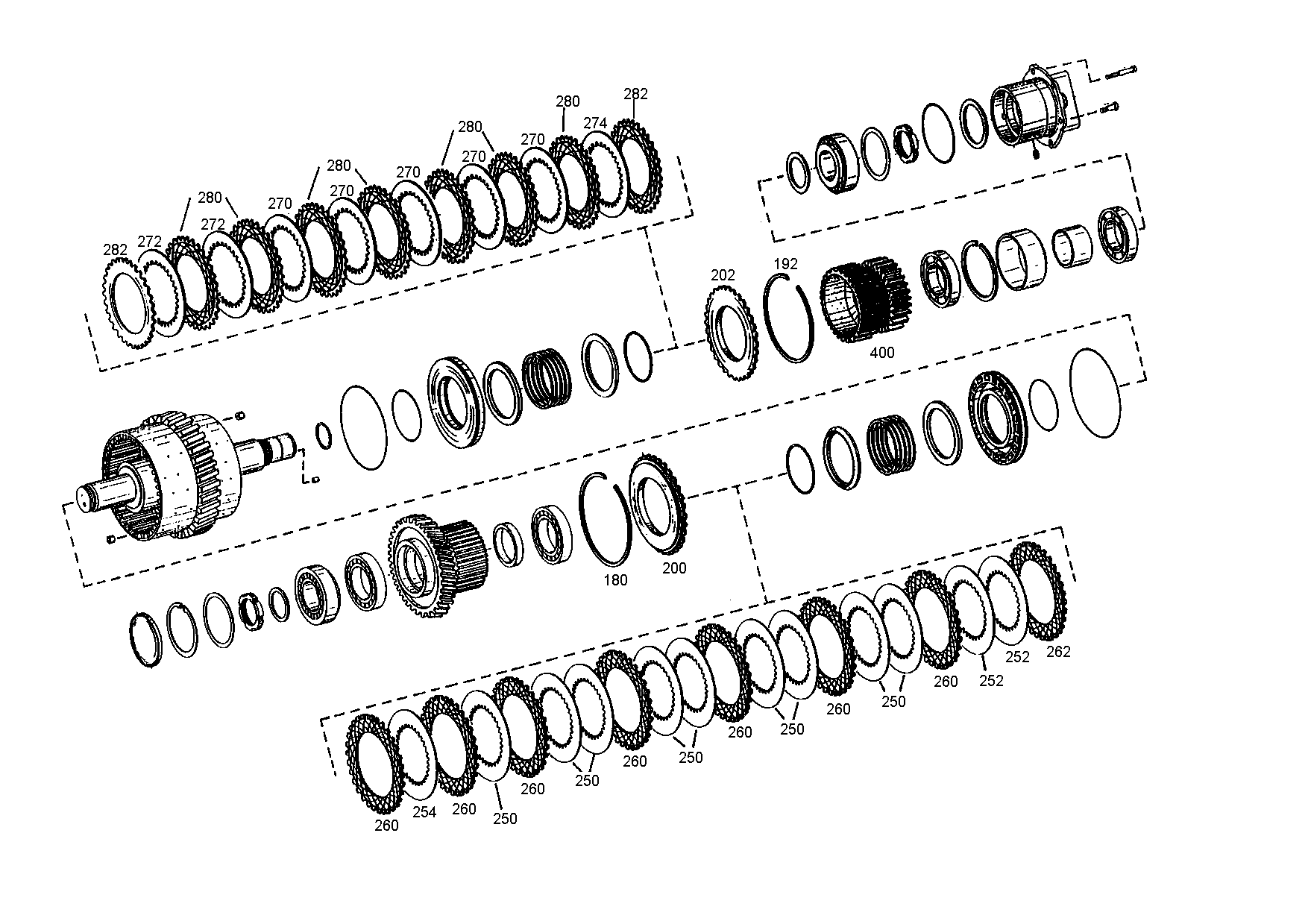 drawing for DOOSAN MX352151 - INNER CLUTCH DISK (figure 3)