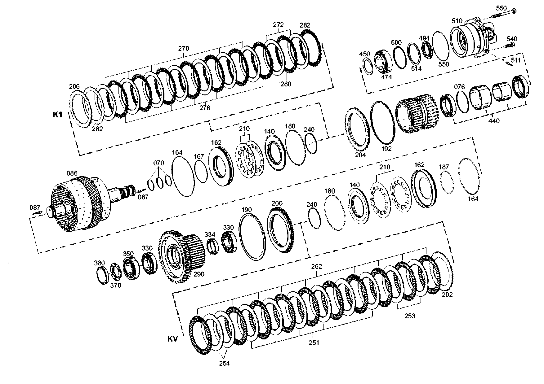 drawing for DOOSAN MX508794 - I.CLUTCH DISC (figure 3)