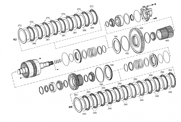 drawing for DOOSAN 352214 - GEAR (figure 2)