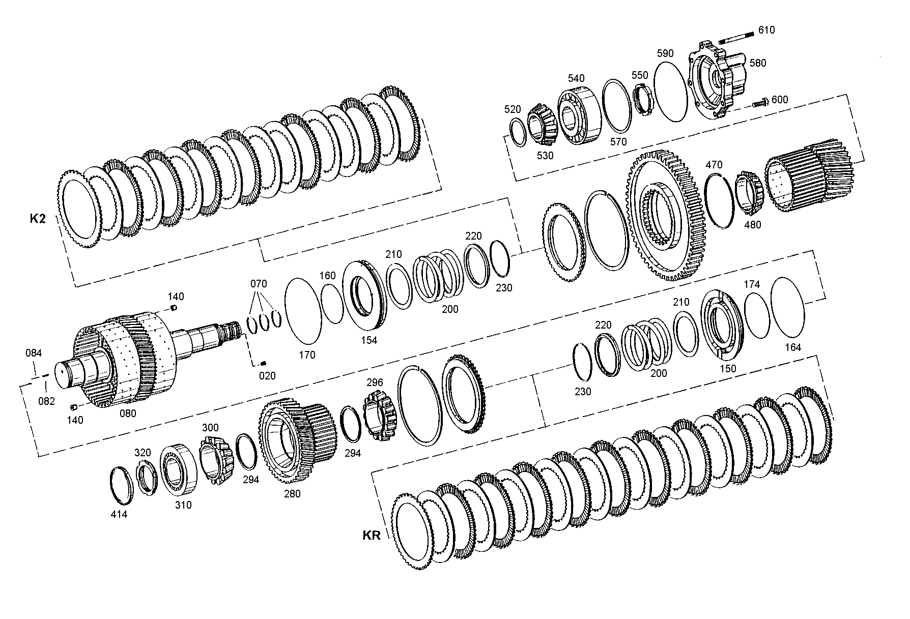 drawing for MOXY TRUCKS AS 504858 - TAPERED ROLLER BEARING (figure 1)
