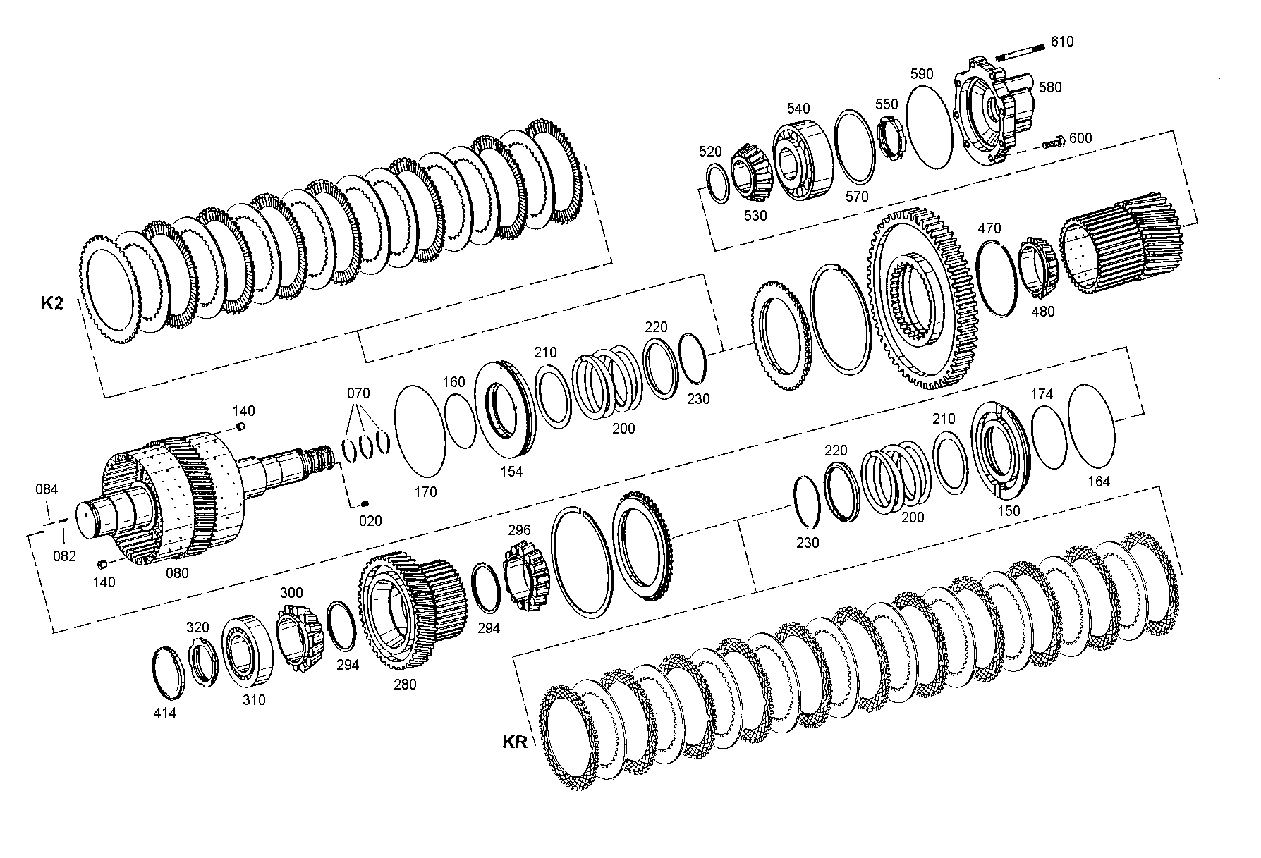 drawing for FAUN 99707304788 - SLOTTED NUT (figure 2)