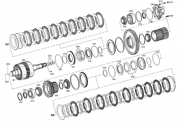 drawing for KALMAR INDUSTRIES INC. 75 X 41 TIMKEN-FRANCE - TAPER ROLLER BEARING (figure 3)