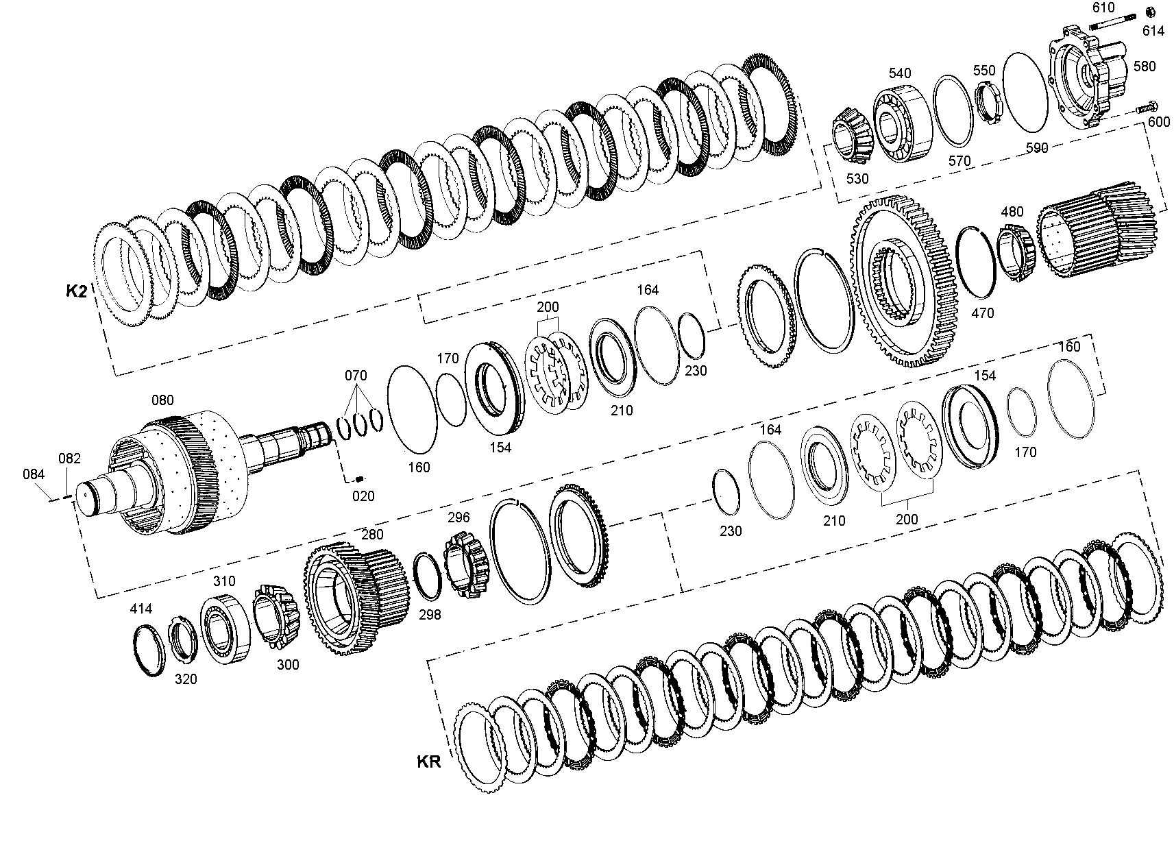 drawing for DOOSAN 510727 - DISC CARRIER (figure 1)