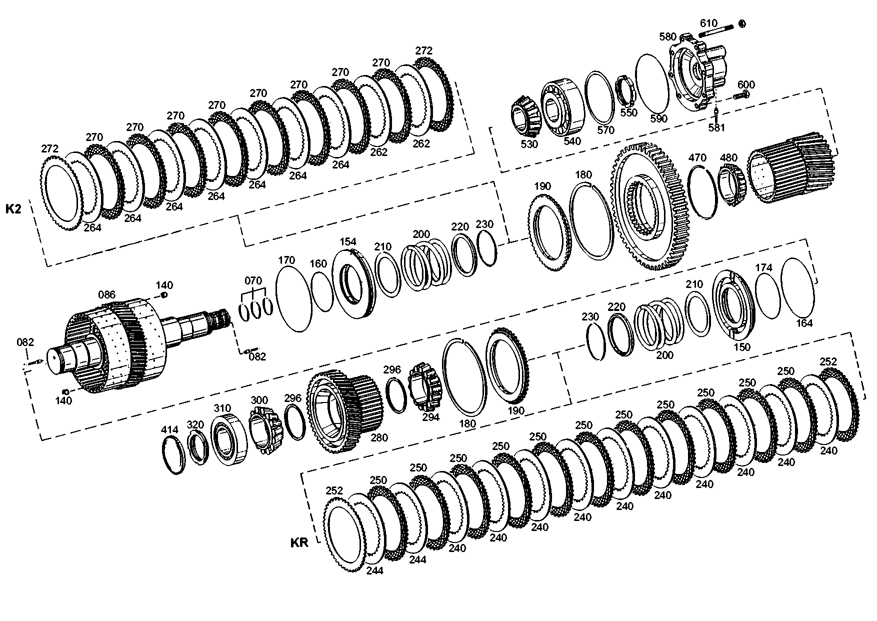 drawing for DOOSAN 508797 - SLOTTED NUT (figure 4)