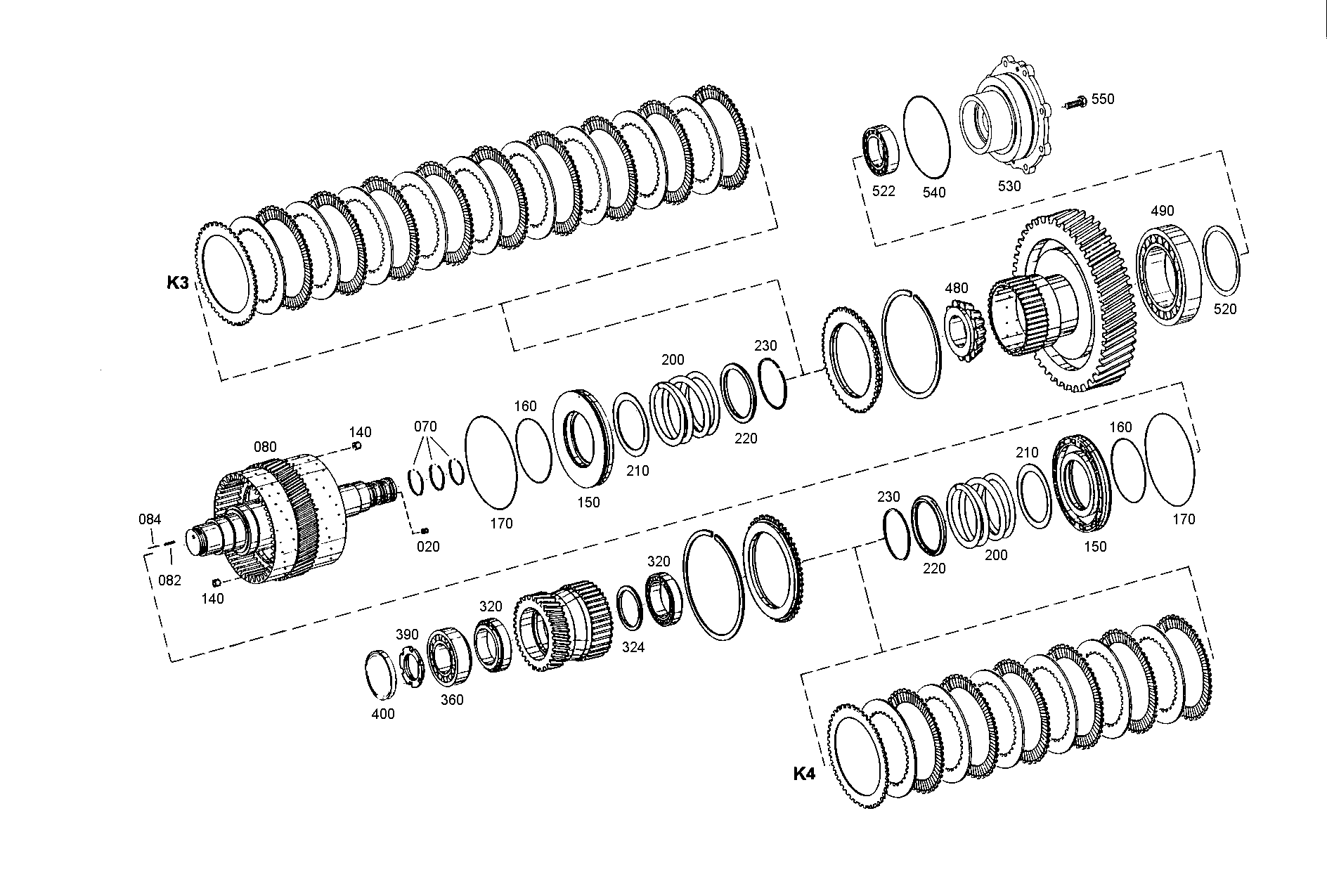 drawing for KALMAR INDUSTRIES INC. 60X125X37 FAG AUSTRIA - TAPER ROLLER BEARING (figure 1)