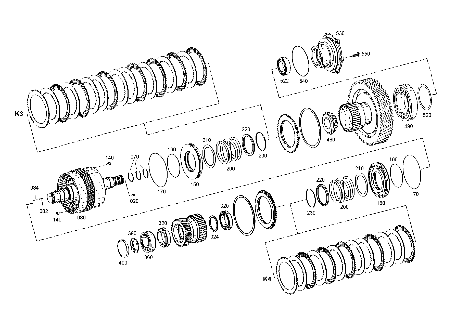 drawing for KALMAR INDUSTRIES INC. 60X125X37 FAG AUSTRIA - TAPER ROLLER BEARING (figure 2)