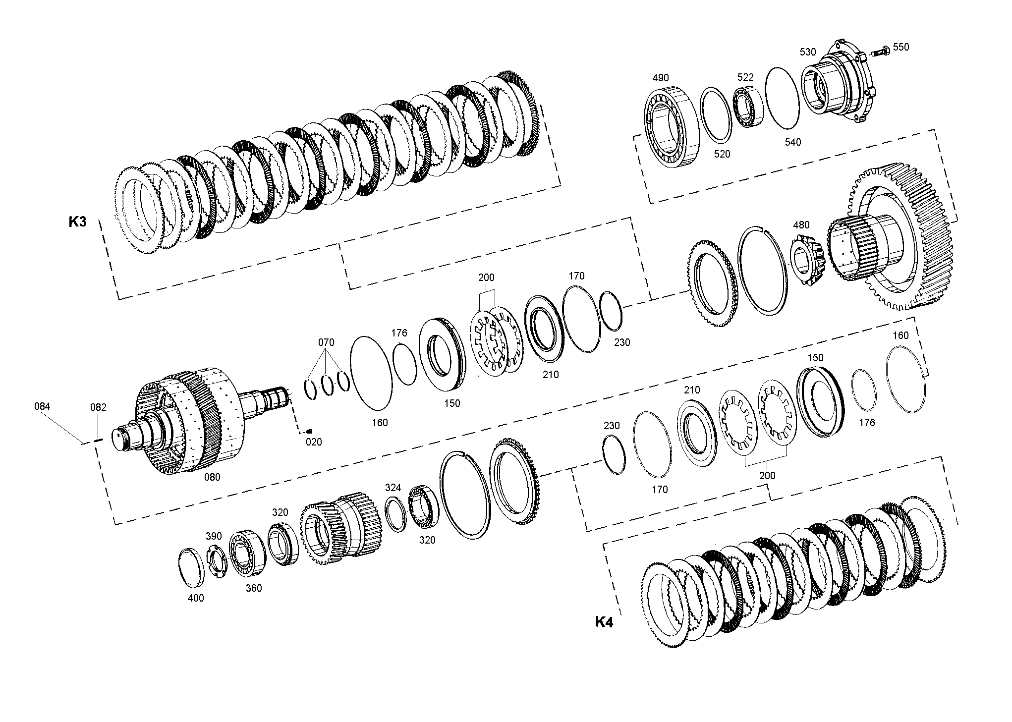 drawing for KALMAR INDUSTRIES INC. 60X125X37 FAG AUSTRIA - TAPER ROLLER BEARING (figure 3)