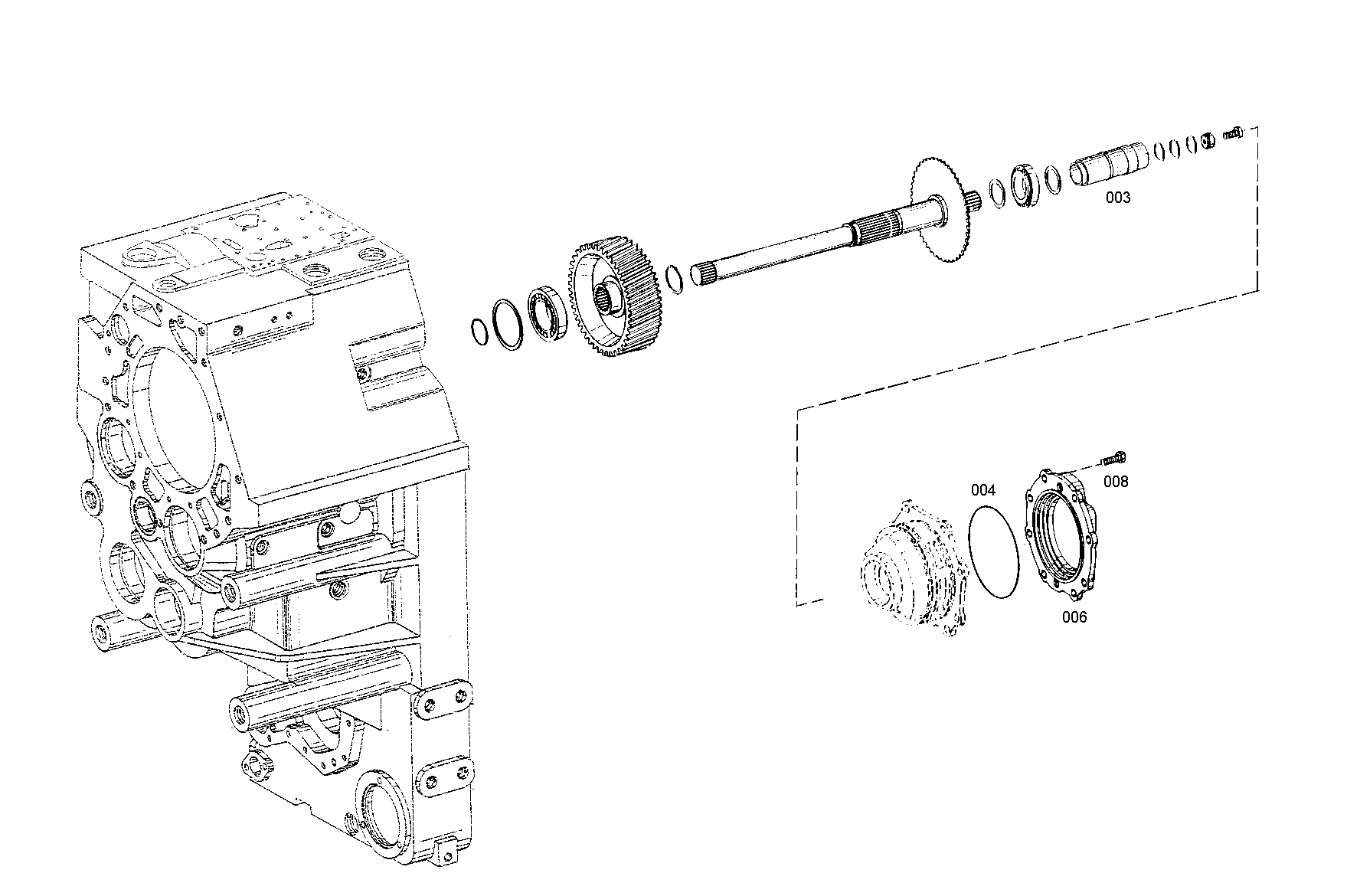 drawing for NOELL GMBH 000840965008 - PUMP FLANGE (figure 1)