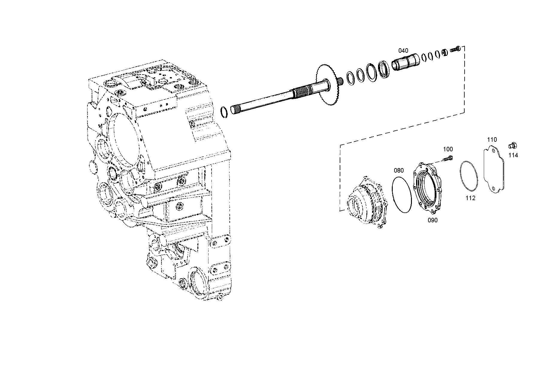 drawing for LIEBHERR GMBH 11836380 - COVER PLATE (figure 4)