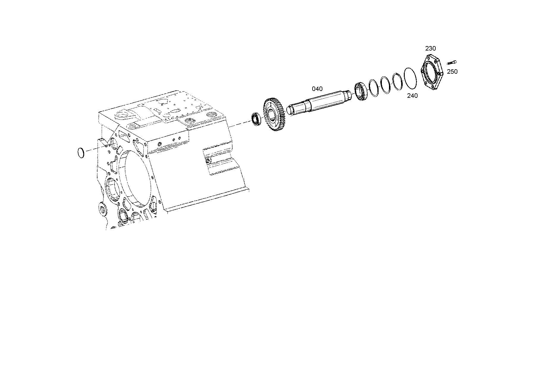 drawing for Hyundai Construction Equipment ZGAQ-03625 - SCREW-HEX (figure 4)