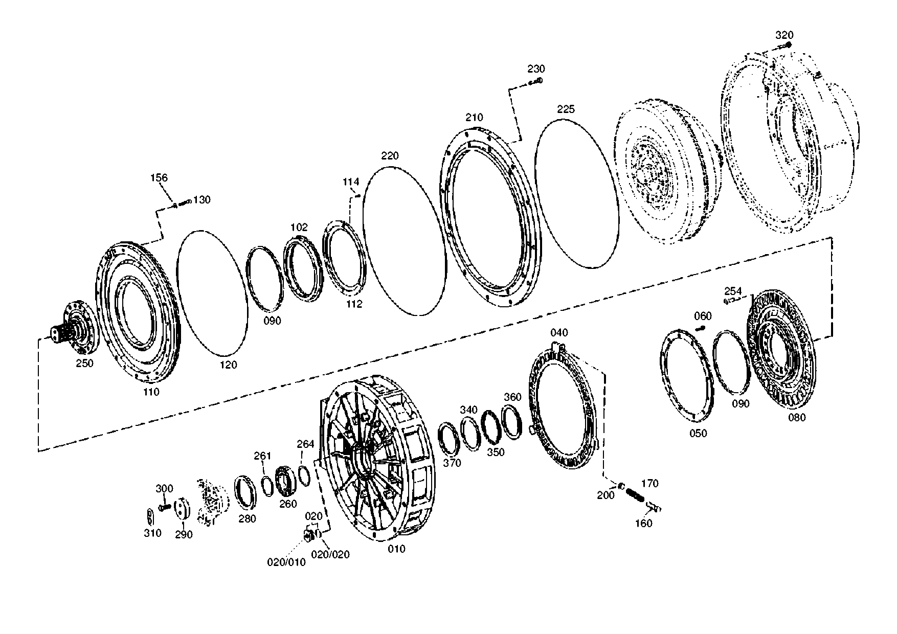 drawing for JOHN DEERE AT334945 - STATOR RING (figure 3)