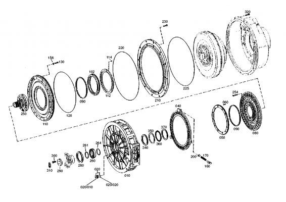 drawing for DAIMLER AG A0002721036 - STATOR RING (figure 4)