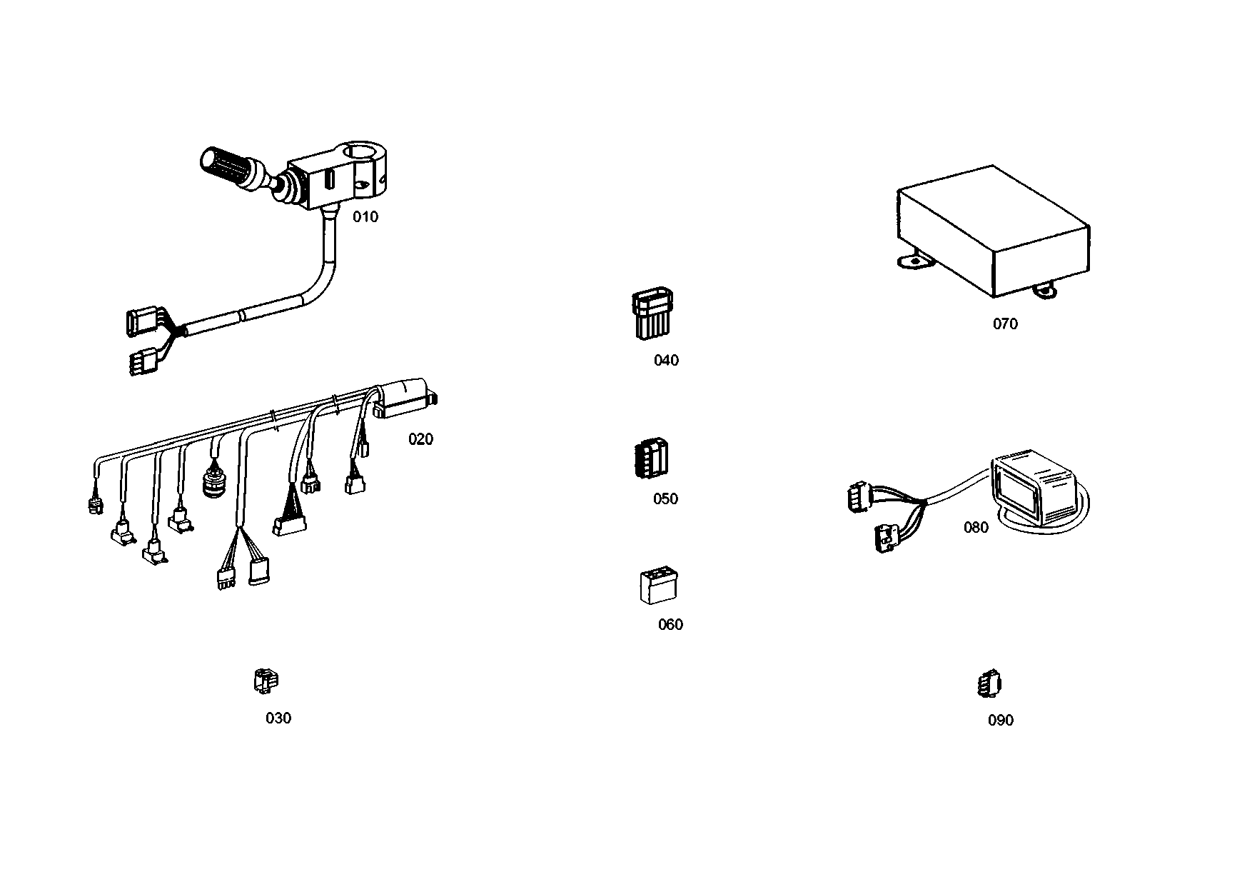drawing for LINDE AG 7915492200 - RANGE SELECTOR (figure 4)