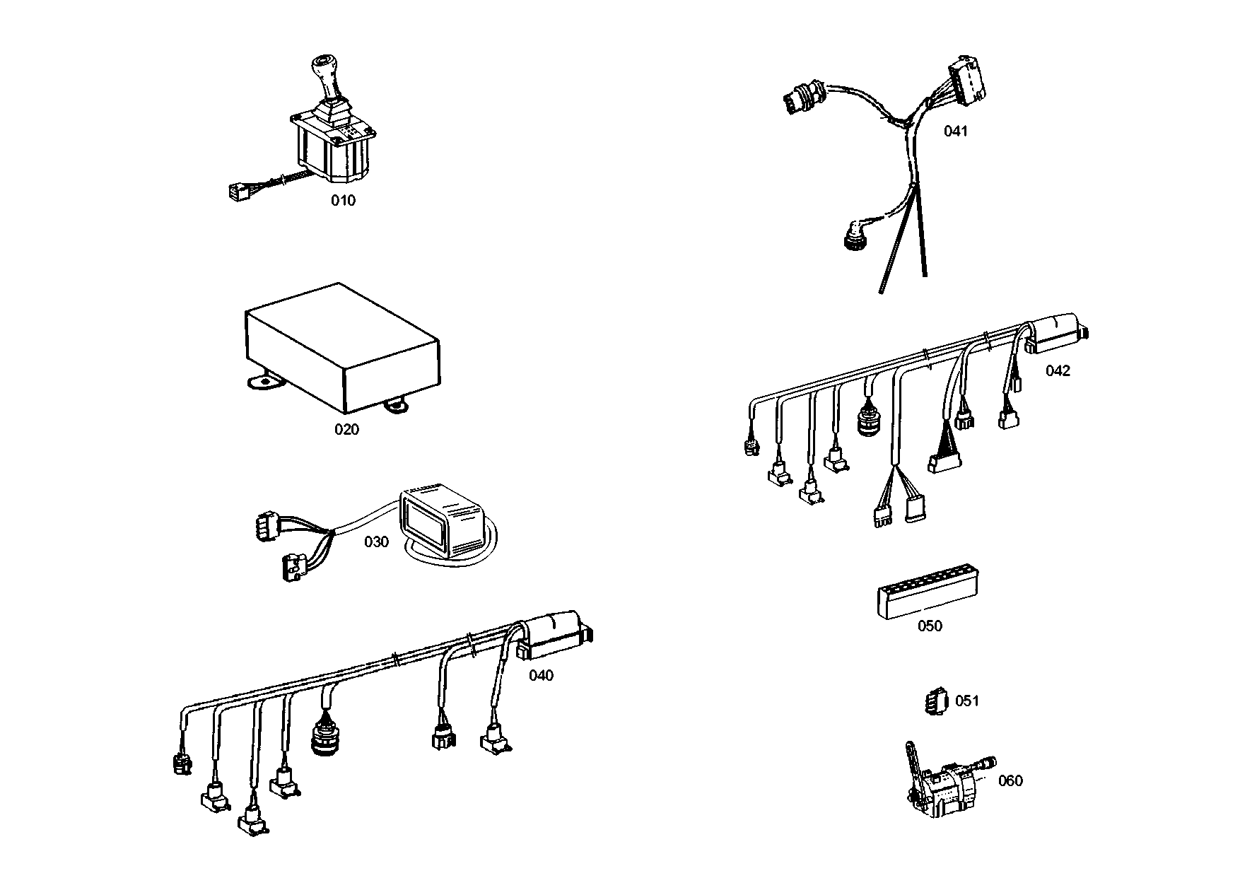 drawing for VAN HOOL 10599632 - LOAD SENSOR (figure 1)