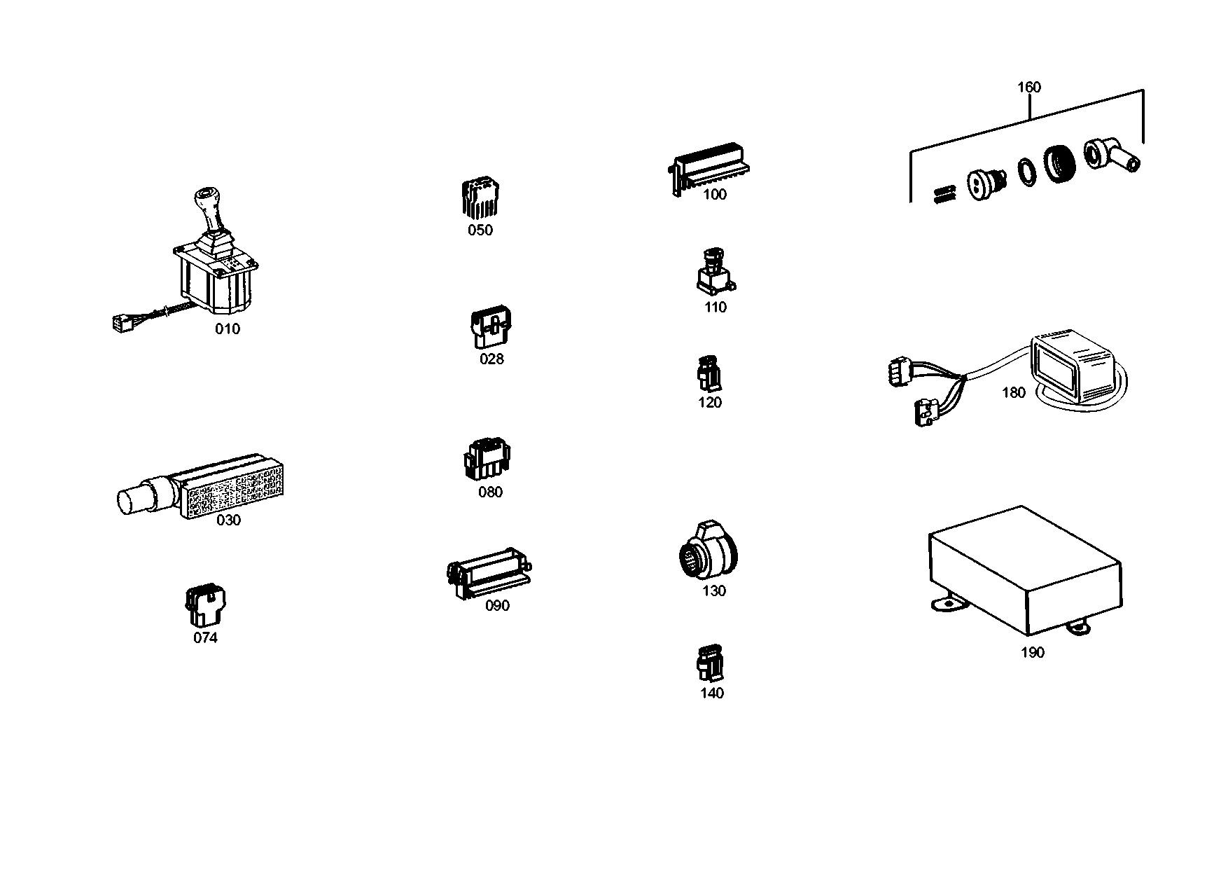 drawing for SCHOPF MASCHINENBAU GMBH 88290 - PLUG KIT (figure 4)