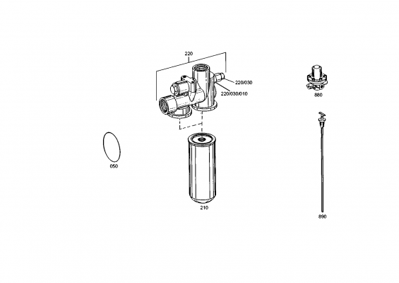 drawing for JUNGHEINRICH AG 50154107 - FILTER (figure 4)