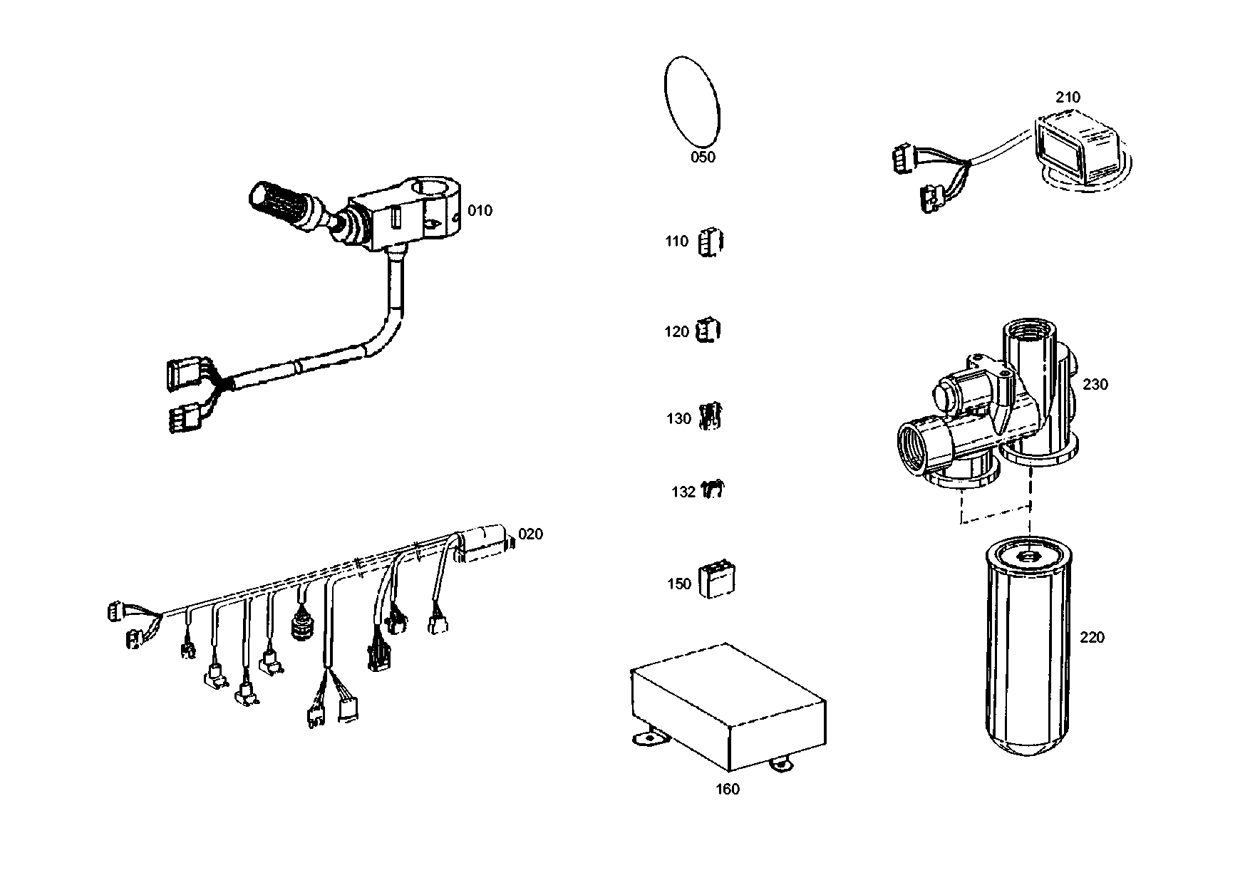 drawing for VOLVO 14502467 - CABLE OFF-ROAD (figure 2)
