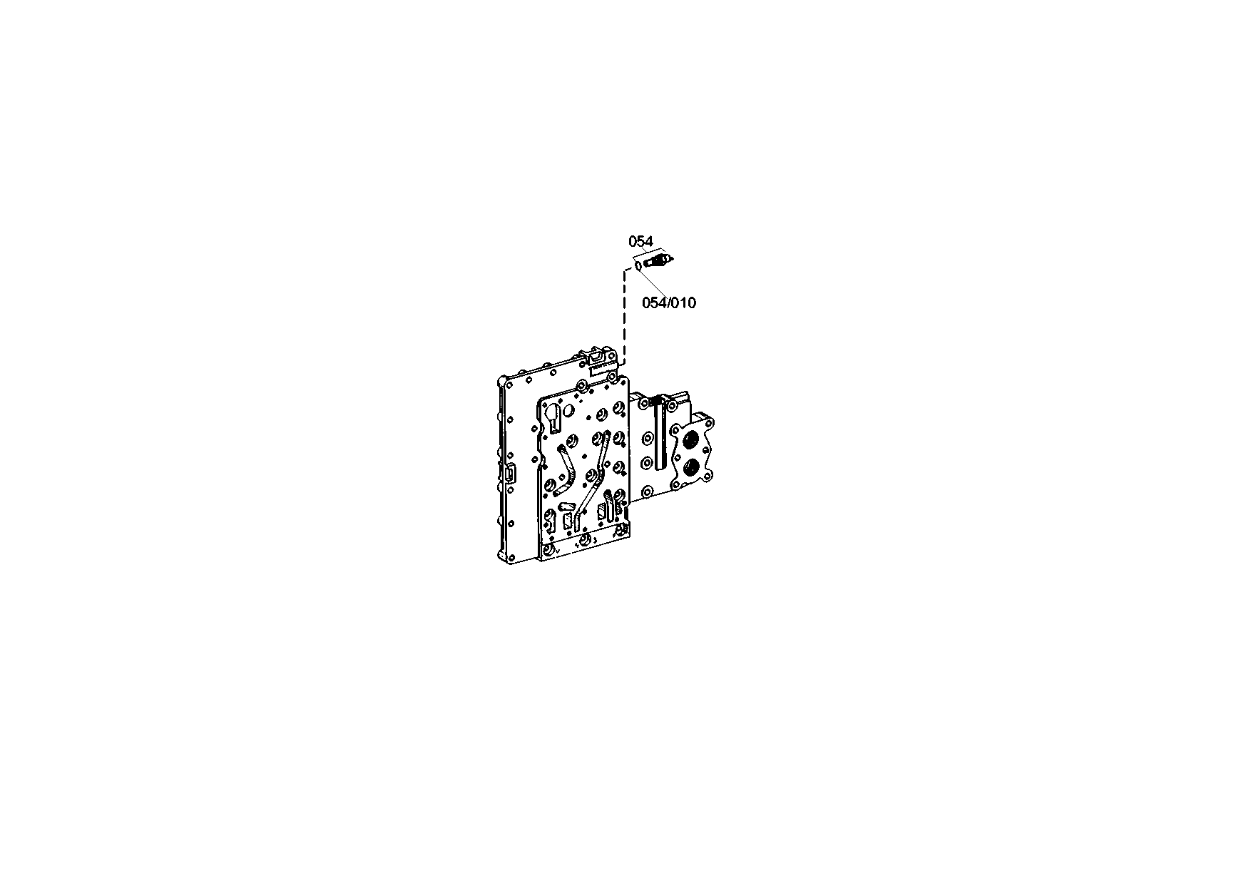 drawing for JOHN DEERE T195067 - TEMPERATURE SENSOR (figure 4)