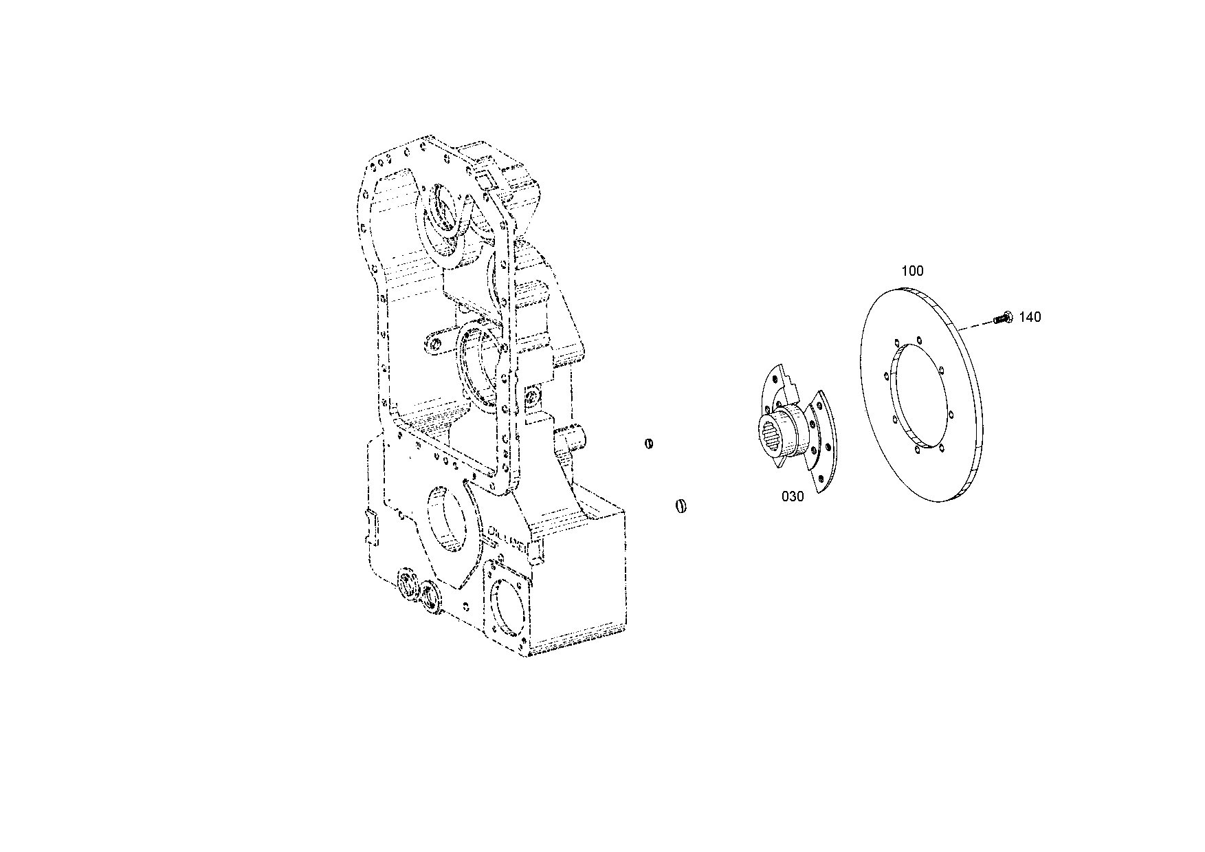 drawing for JOHN DEERE T148547 - OUTPUT FLANGE (figure 4)