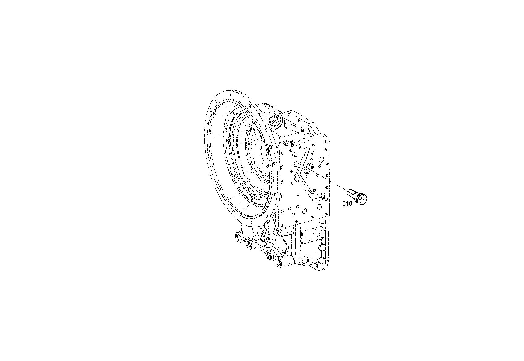 drawing for JOHN DEERE T173877 - VALVE (figure 1)