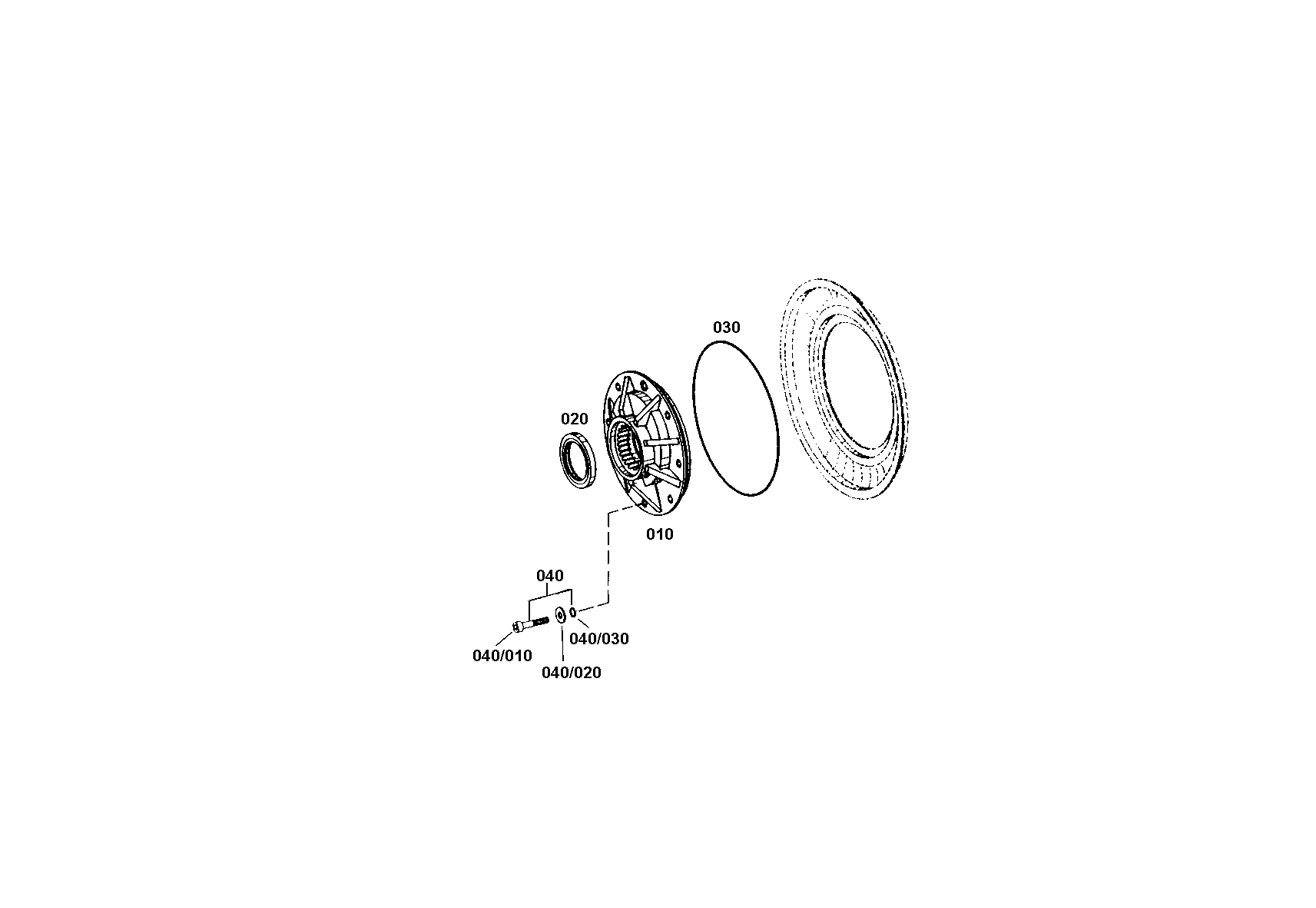 drawing for JOHN DEERE AT179316 - SHAFT SEAL (figure 4)