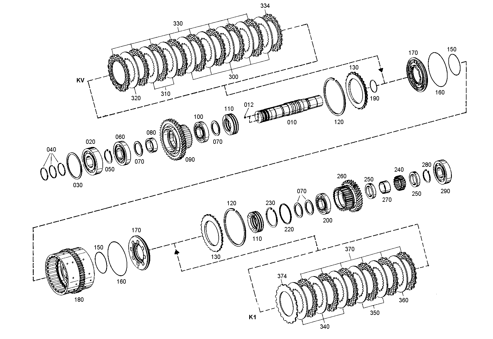 Technical drawing of AGCO V30736800 NEEDLE CAGE with dimensions and layout (figure 4)