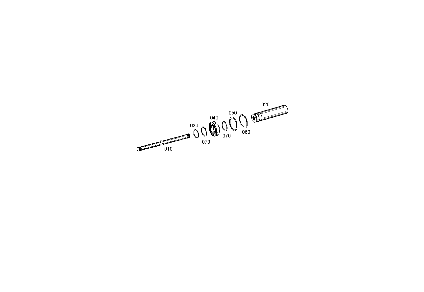 drawing for DOOSAN A133458 - BUSH (figure 1)