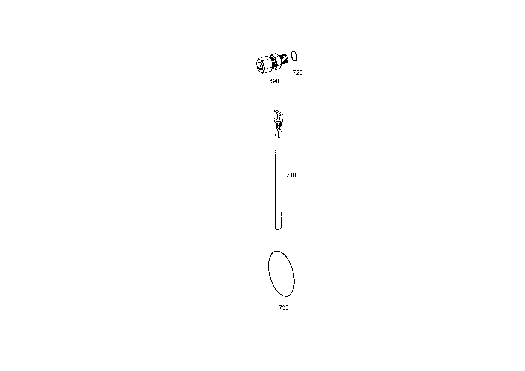 drawing for TEREX EQUIPMENT LIMITED 0308790 - O-RING (figure 4)