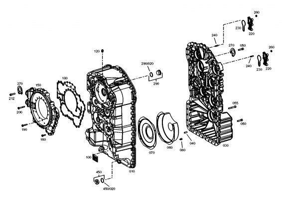 drawing for JCB 550/43165 - OIL TUBE (figure 3)