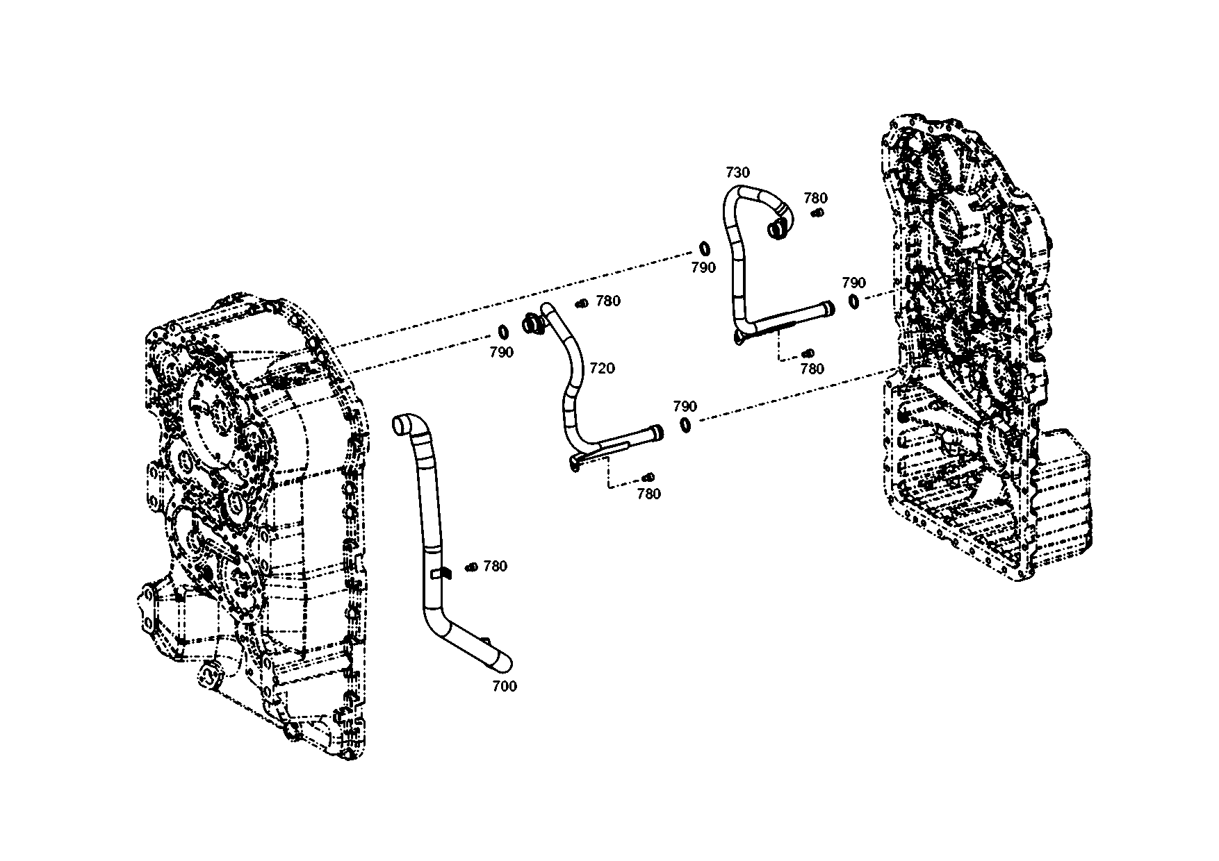 drawing for JOHN DEERE T244796 - HOUS.REAR SECT. (figure 2)