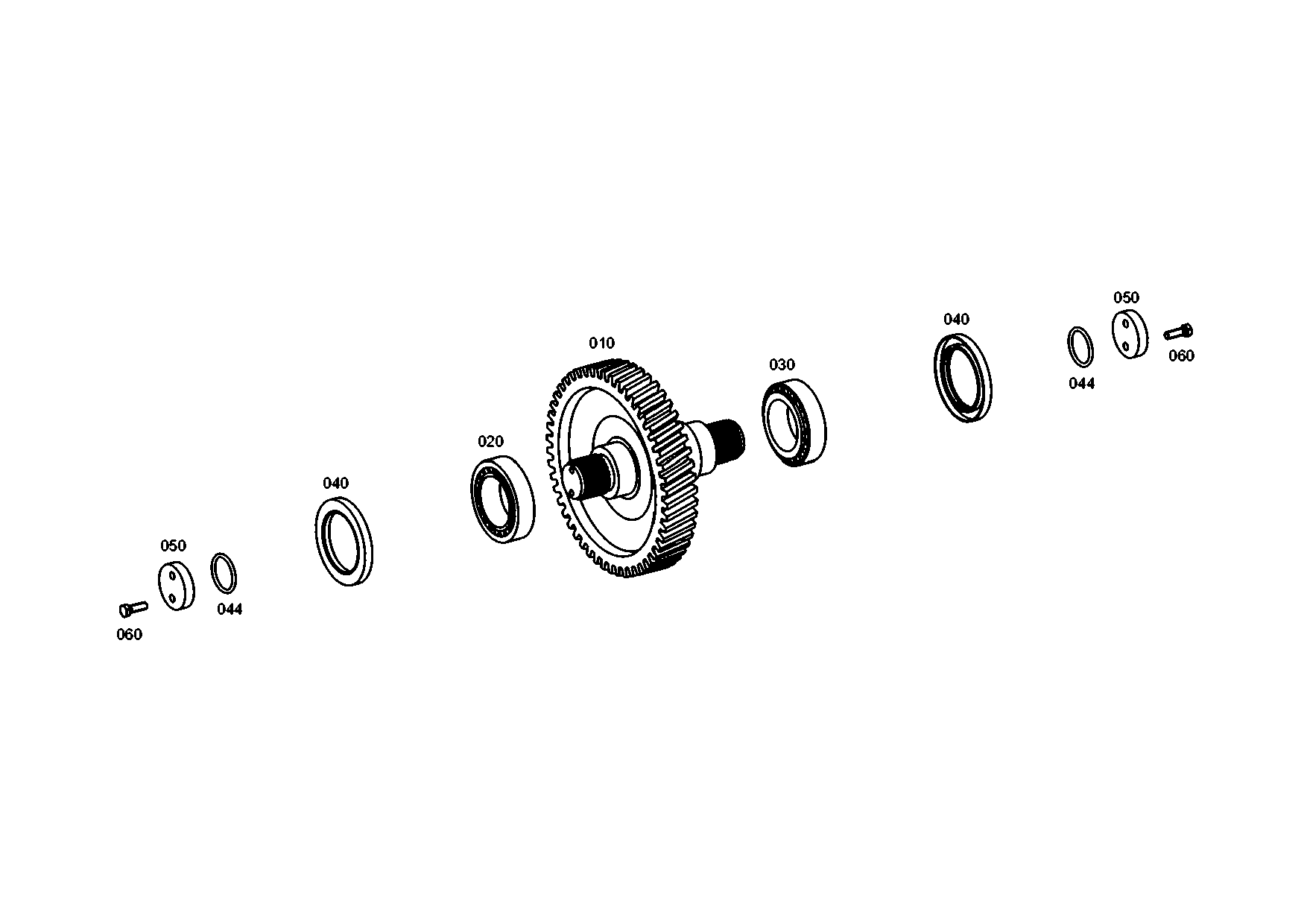 drawing for Hyundai Construction Equipment 0636-015-416 - Screw (figure 5)