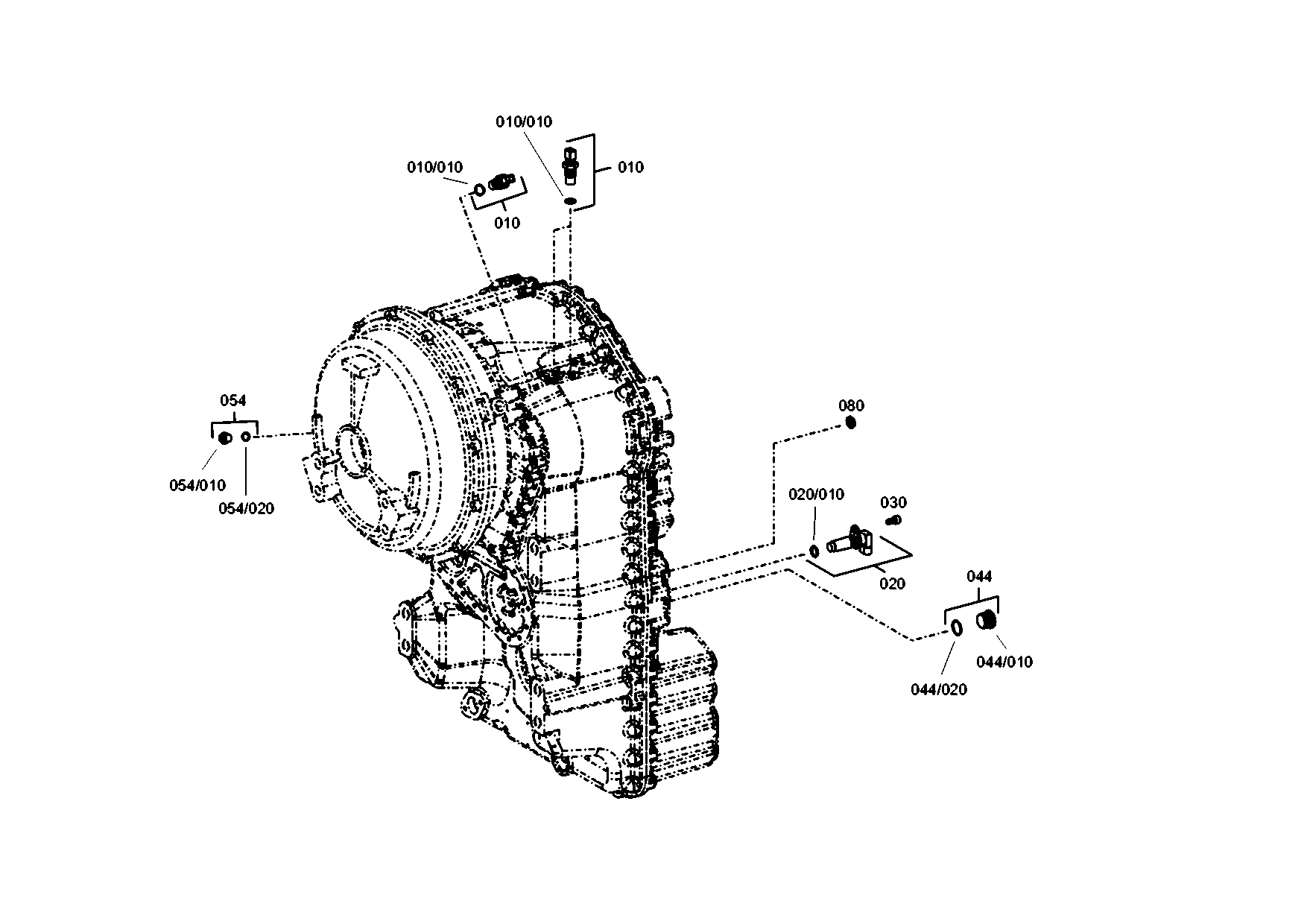 drawing for JOHN DEERE 15M7074 - SCREW PLUG (figure 1)