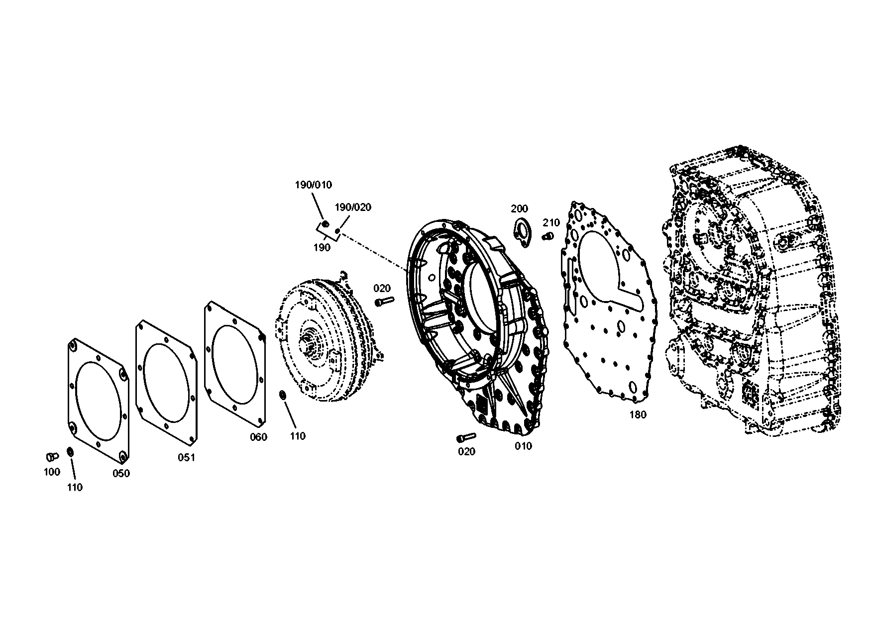 drawing for JCB 550/43719 - THRUST WASHER (figure 3)