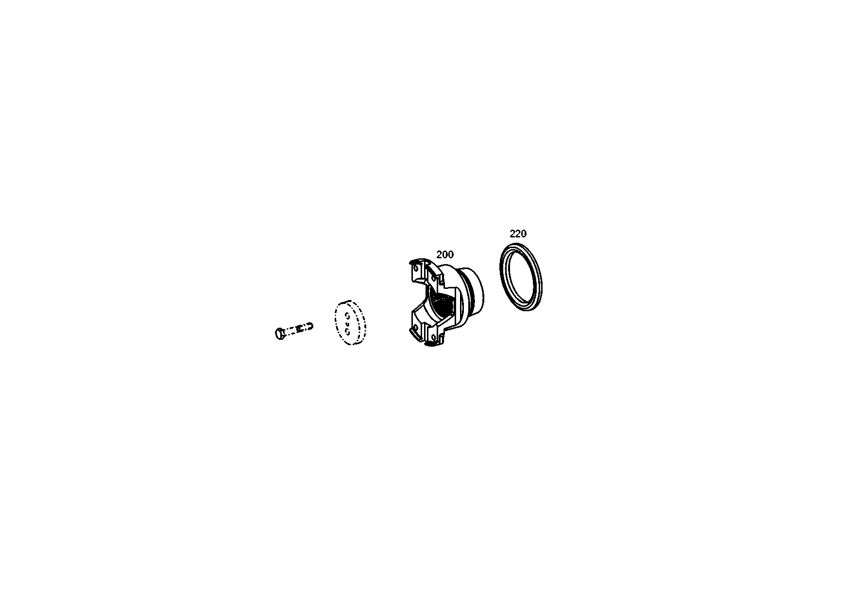 drawing for VOLVO 832027820 - INPUT FLANGE (figure 2)