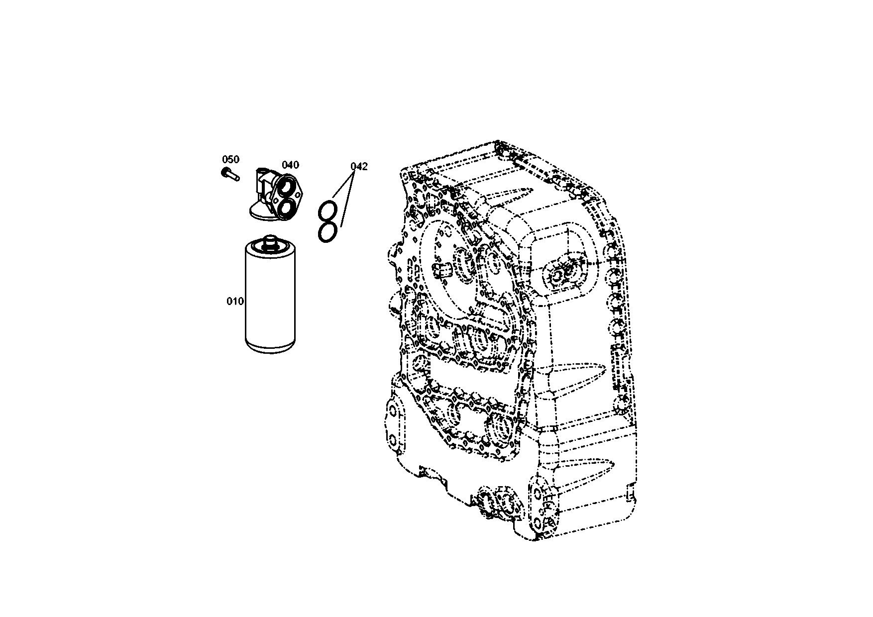 drawing for JOHN DEERE T242467 - O-RING (figure 5)