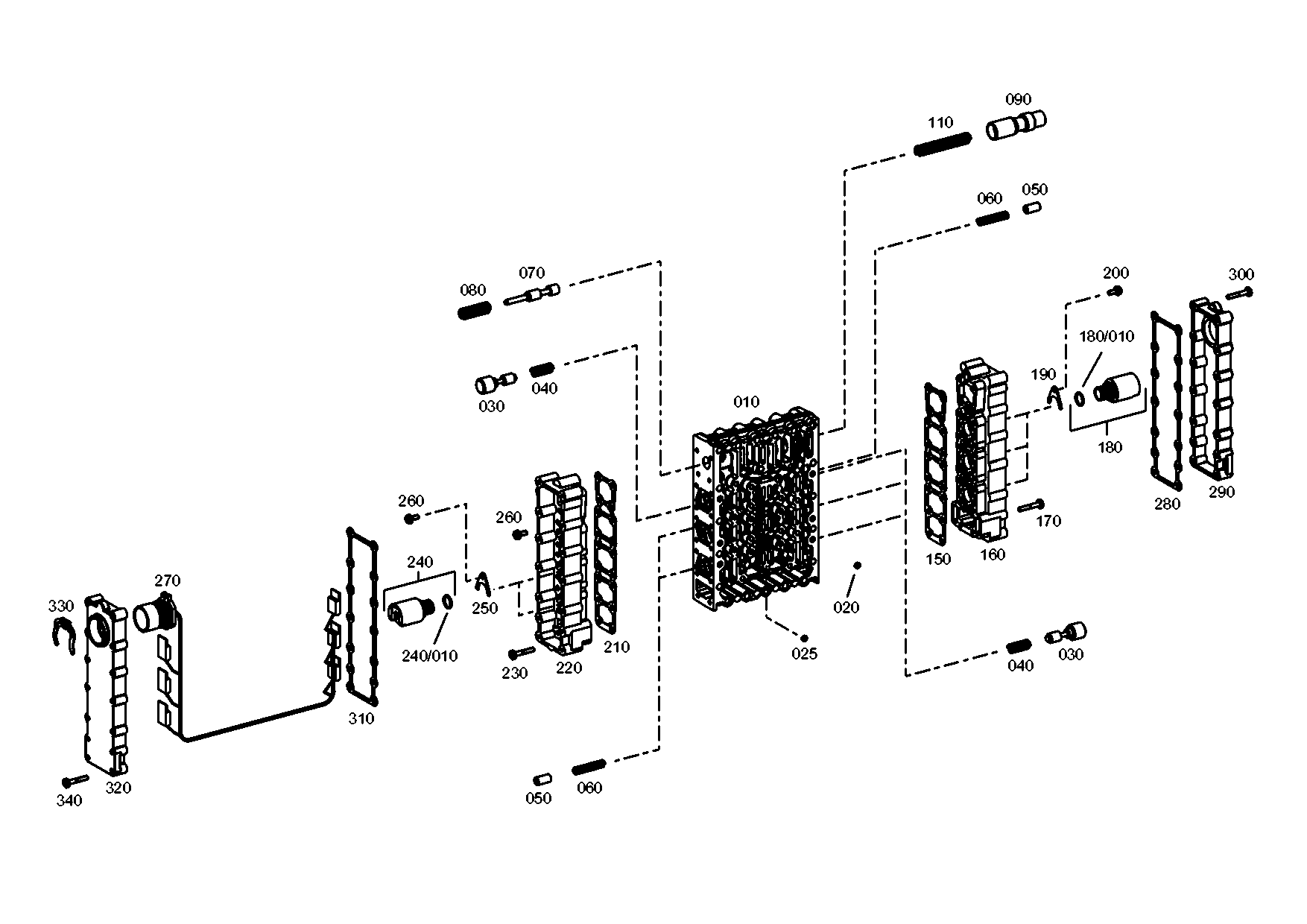 drawing for Hyundai Construction Equipment ZGAQ-03855 - GEARSHIFT KIT (figure 3)