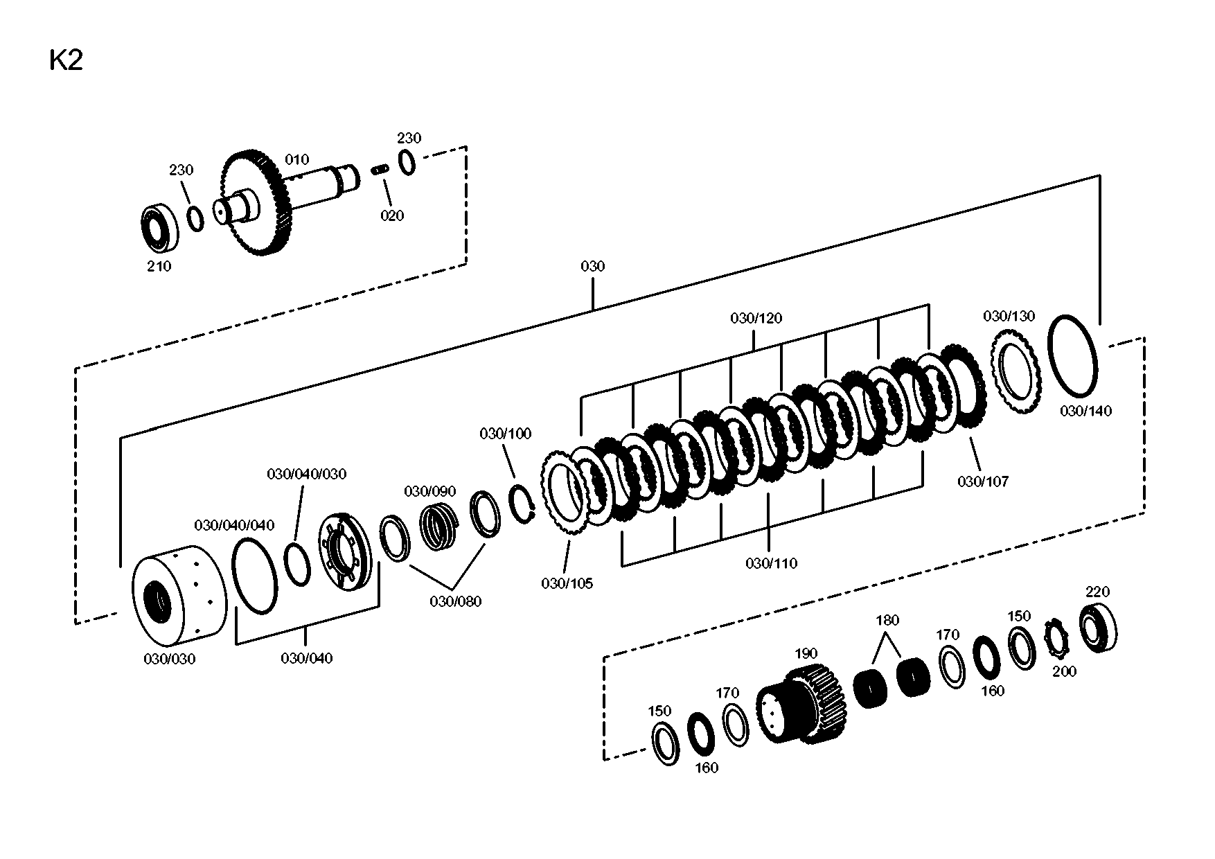 drawing for JOHN DEERE T294880 - SHAFT (figure 5)