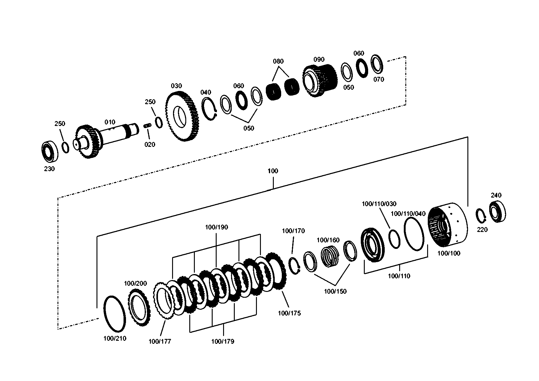 drawing for JOHN DEERE AT223240 - COUPLING (figure 1)