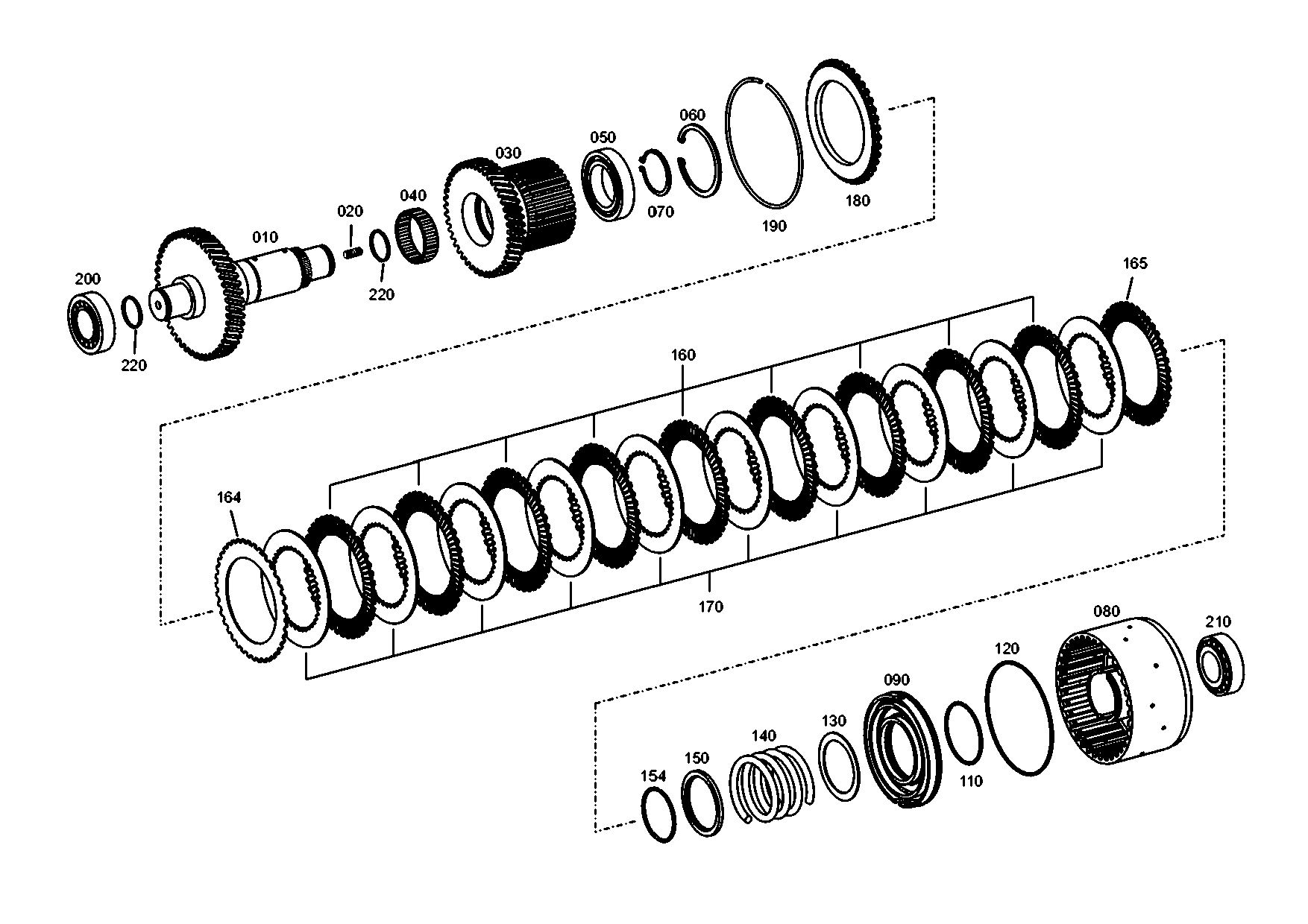 drawing for JOHN DEERE T171217 - SHAFT (figure 2)