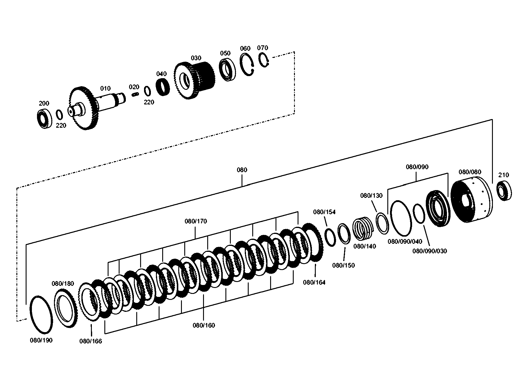 drawing for VOLVO 832028180 - SHAFT (figure 1)