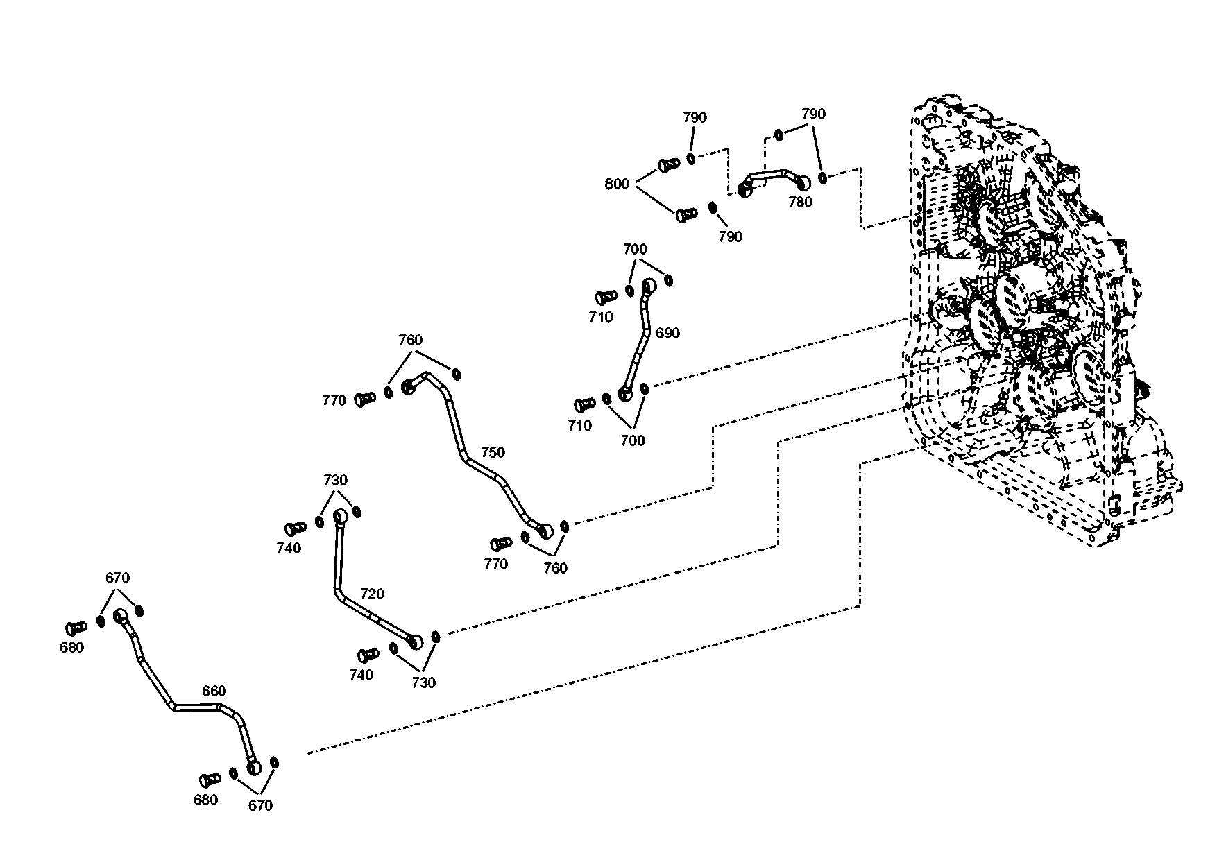 drawing for Hyundai Construction Equipment ZGAQ-03810 - PIPE (figure 4)