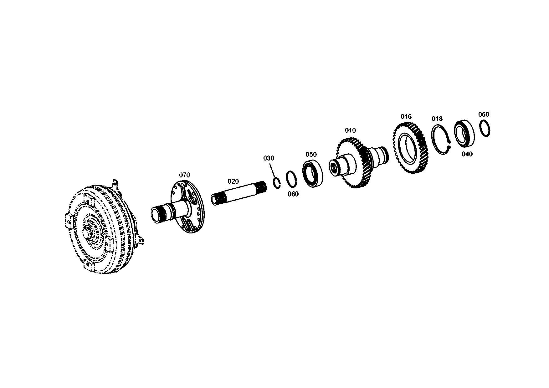 Technical drawing of MAN 89200221032 CIRCLIP with dimensions and layout (figure 3)