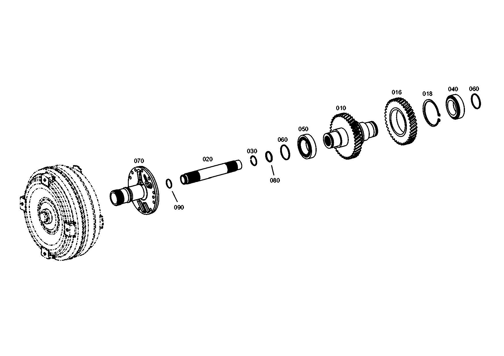 drawing for MANNESMANN-DEMAG BAUMASCHINEN 15275779 - R-RING (figure 5)